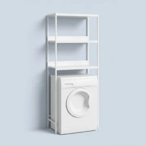 The three-tier over-washing-machine storage shelf